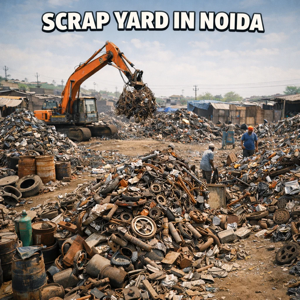 Scrap Yard in Nodia