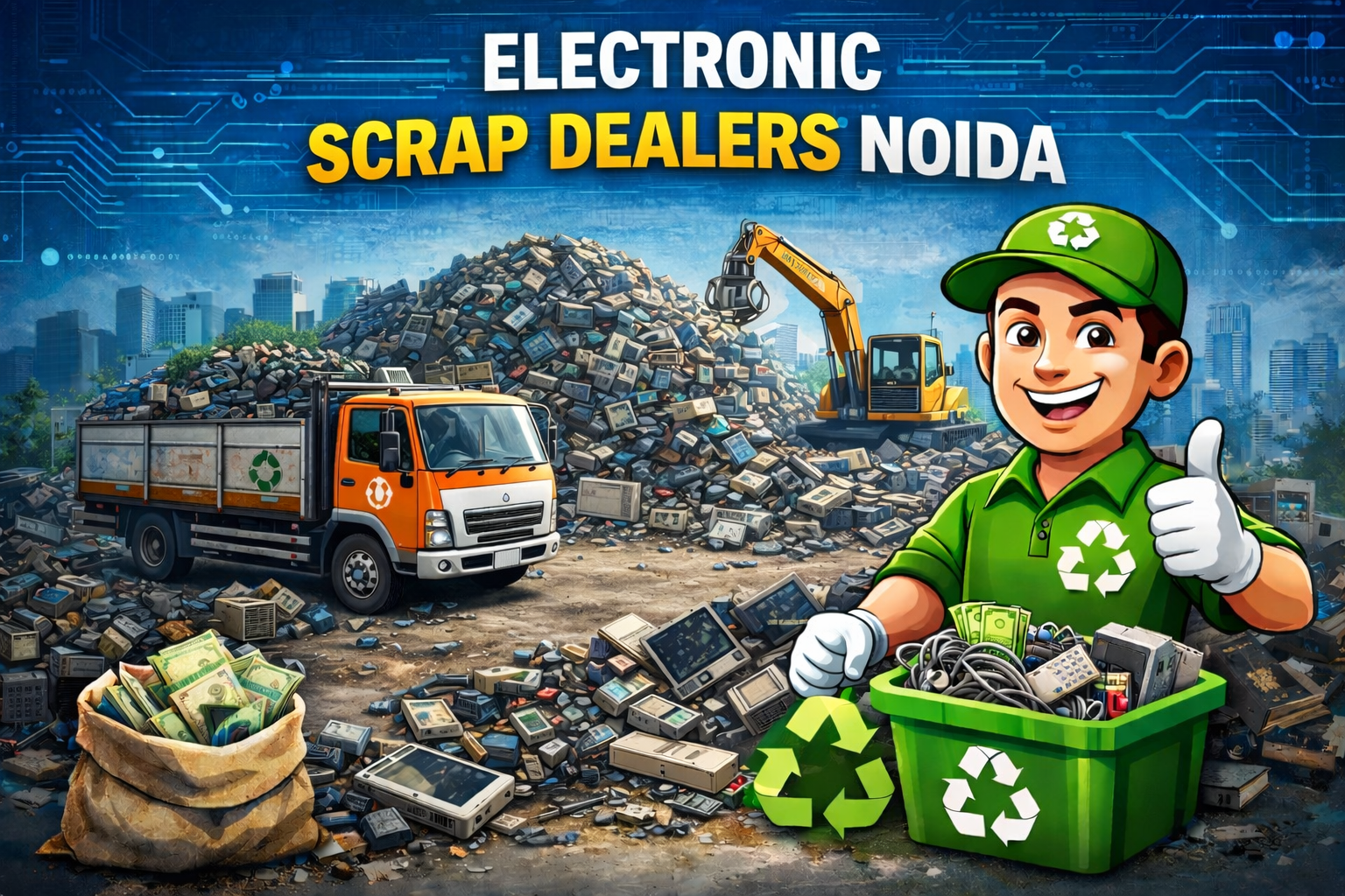Electronic Scrap Dealers Noida